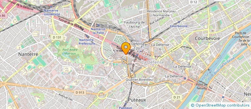 localisation de l'entreprise CALLENDAR à PUTEAUX
