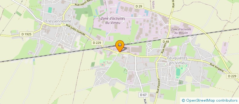 localisation de l'entreprise CALLENS  PLOUZELAMBRE