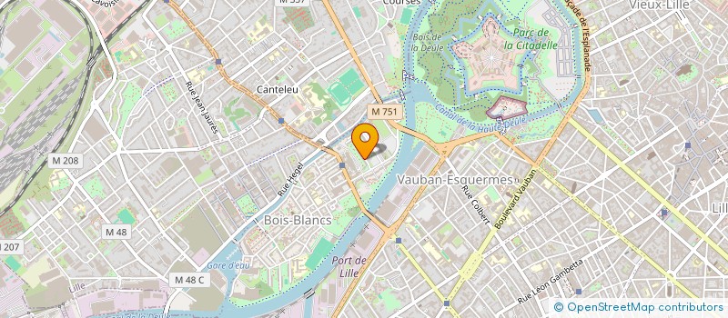 localisation de l'entreprise CALLENS à LILLE