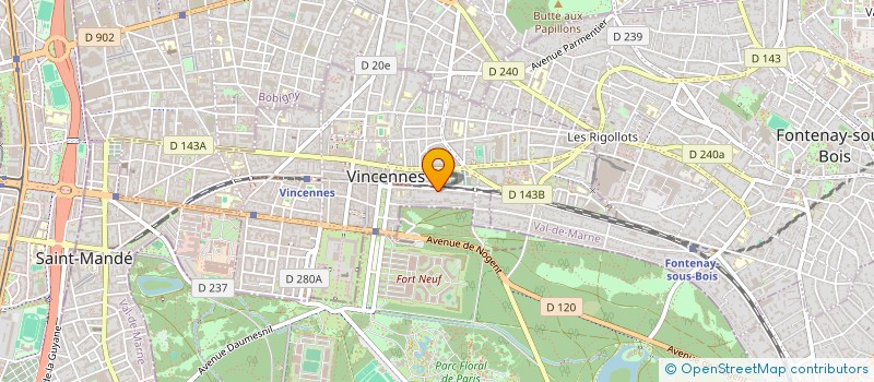 localisation de l'entreprise CALLEO à VINCENNES