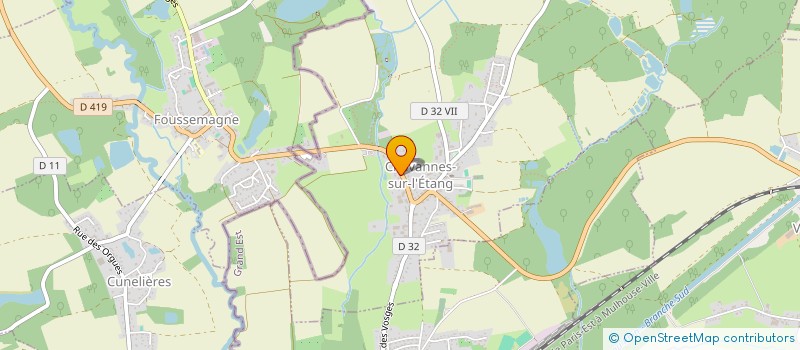 localisation de l'entreprise CALLEXY  CHAVANNES-SUR-L'ETANG