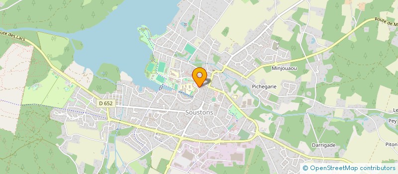 localisation de l'entreprise CALLEY  SOUSTONS