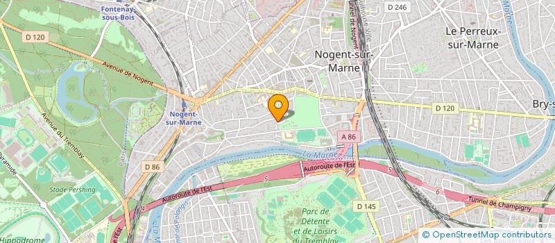 localisation de l'entreprise CALLGYM  NOGENT-SUR-MARNE