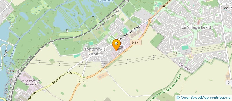 localisation de l'entreprise CALLI CARTES à FONTENAY-LE-VICOMTE