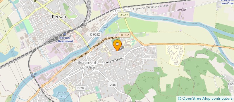 localisation de l'entreprise CALLI GRAV  BEAUMONT-SUR-OISE