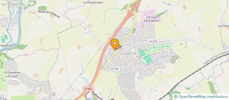 localisation de l'entreprise CALLI LIBRIS à LOUVERNE
