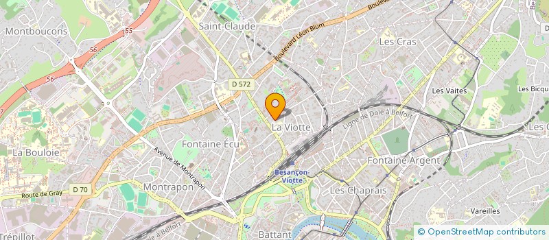 localisation de l'entreprise CALLIAS FORMATION  BESANCON