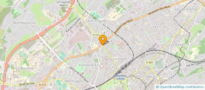 localisation de l'entreprise CALLIAS GROUPEMENT à BESANCON