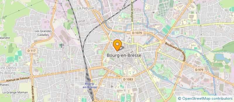 localisation de l'entreprise CALLICES à BOURG-EN-BRESSE