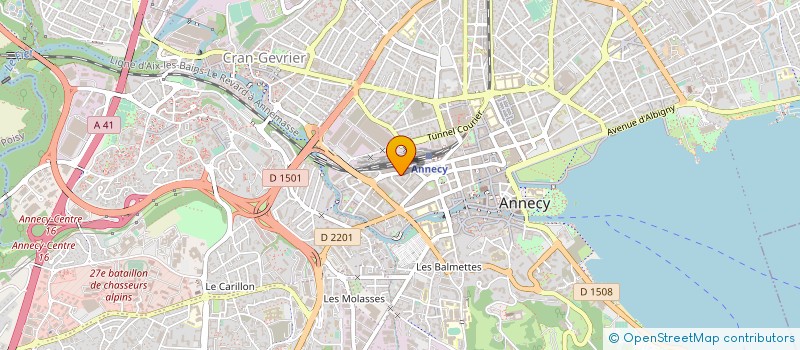 localisation de l'entreprise CALLICIA à ANNECY