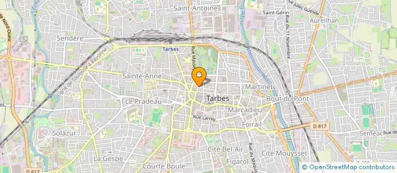 localisation de l'entreprise CALLIE  TARBES