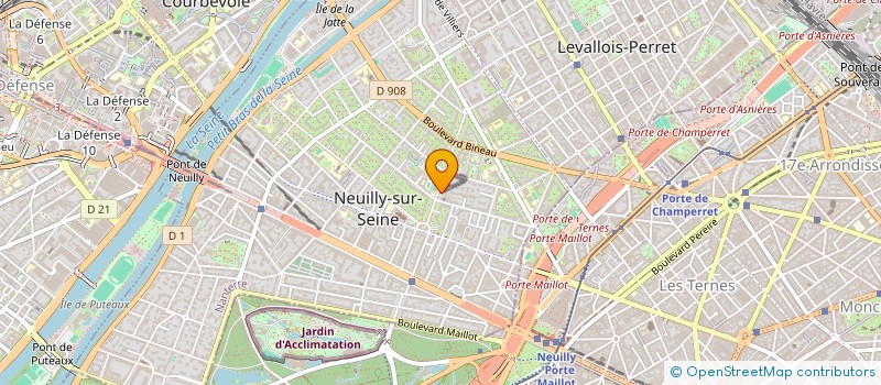 localisation de l'entreprise CALLIE à NEUILLY-SUR-SEINE