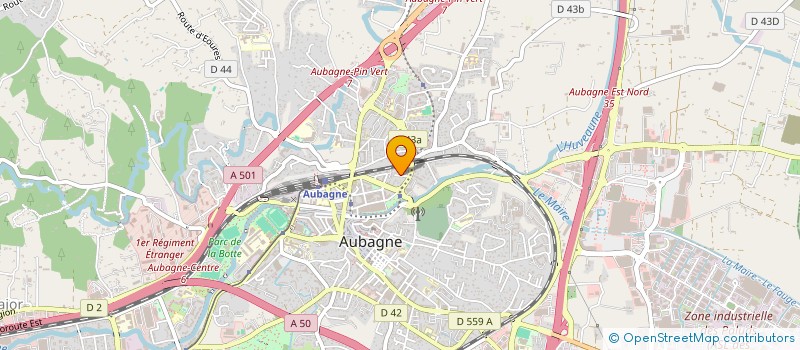 localisation de l'entreprise CALLIE LANA  AUBAGNE