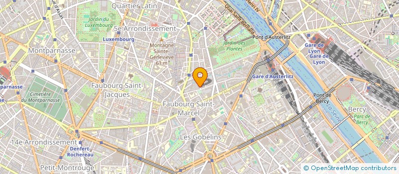 localisation de l'entreprise CALLIGRAMMES ITALIE HOLDING PROJET 1  PARIS