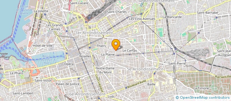 localisation de l'entreprise CALLIGRAPHIE MODERNE à MARSEILLE