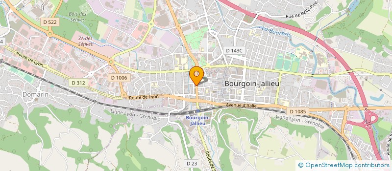 localisation de l'entreprise CALLIHOP à BOURGOIN-JALLIEU