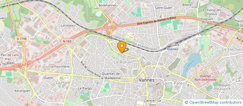 localisation de l'entreprise CALLIN INVESTISSEMENTS à VANNES