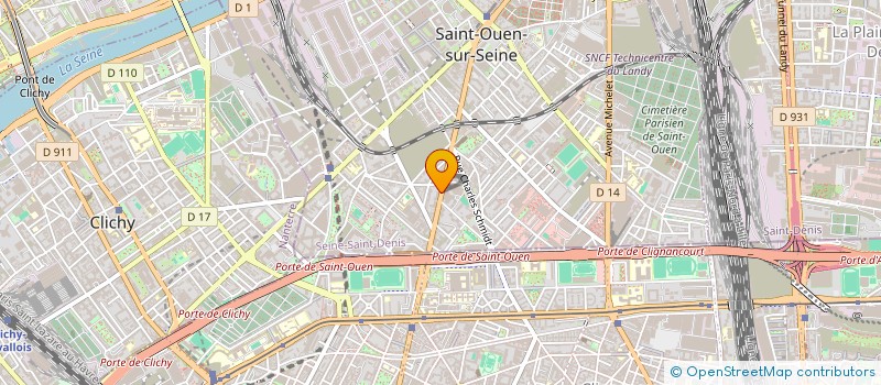 localisation de l'entreprise CALLING CONSEIL à SAINT-OUEN-SUR-SEINE