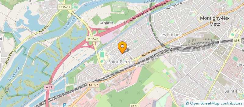 localisation de l'entreprise CALLIOPE  MOULINS-LES-METZ