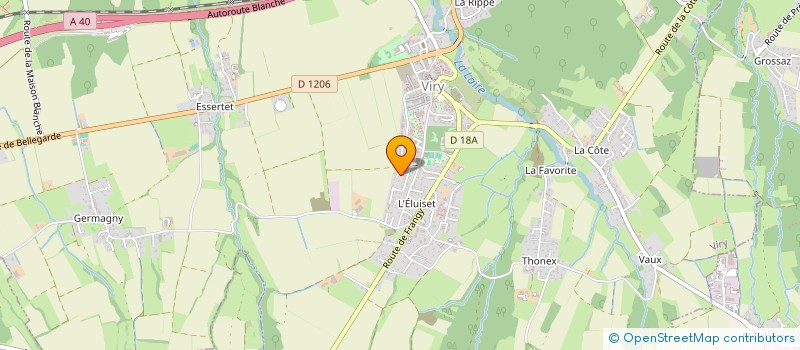 localisation de l'entreprise CALLIOPE  VIRY