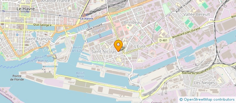 localisation de l'entreprise CALLIOPE à LE HAVRE