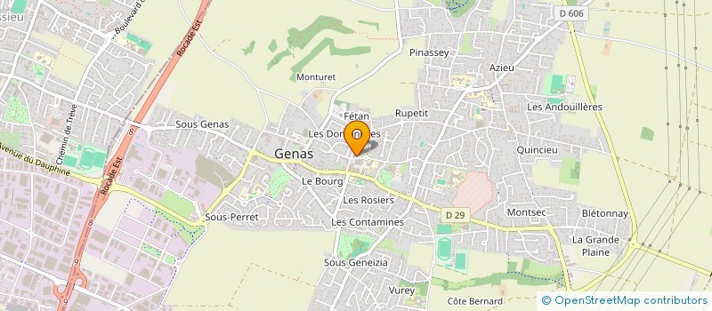 localisation de l'entreprise CALLIOPE CONSEIL  GENAS