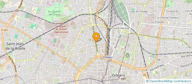 localisation de l'entreprise CALLIOPE G  ORLEANS