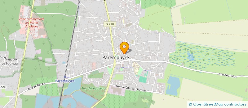 localisation de l'entreprise CALLIOPE IMMOBILIER  LUDON-MEDOC