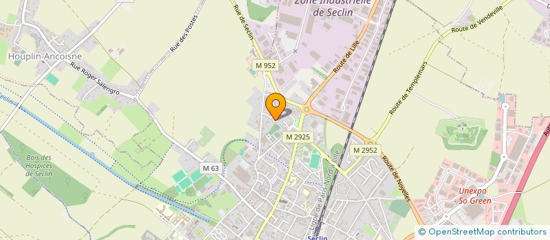 localisation de l'entreprise CALLIOPEE LES 3 FONTAINES  SECLIN