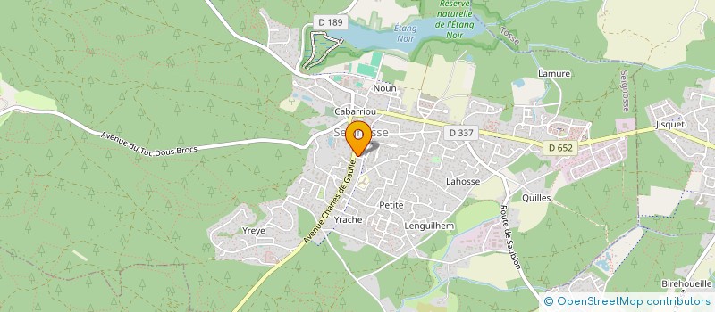 localisation de l'entreprise CALLIOPEE OPTIC  SEIGNOSSE