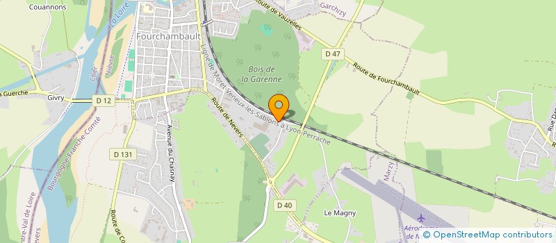 localisation de l'entreprise CALLIORG  FOURCHAMBAULT