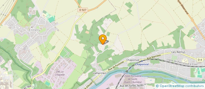 localisation de l'entreprise CALLIOTECH  AUVERS-SUR-OISE