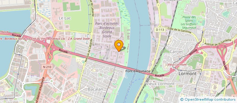 localisation de l'entreprise CALLIP LOISIRS à BORDEAUX