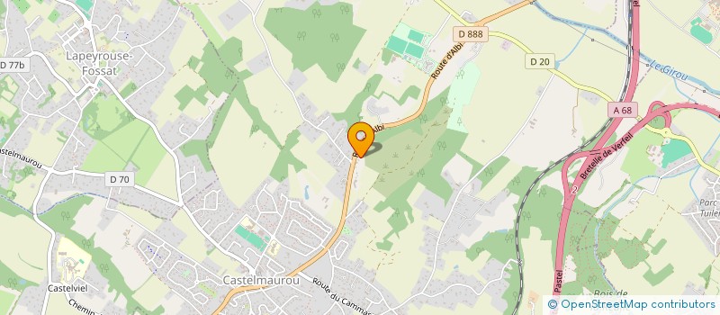 localisation de l'entreprise CALLIPHASE à ROUFFIAC-TOLOSAN