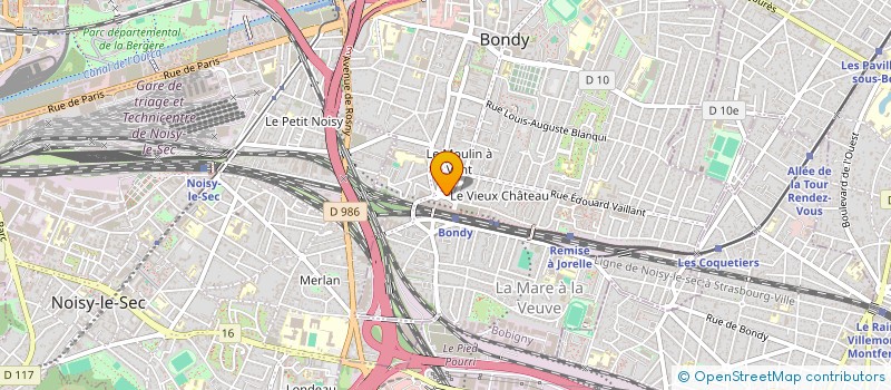 localisation de l'entreprise CALLIQ  BONDY