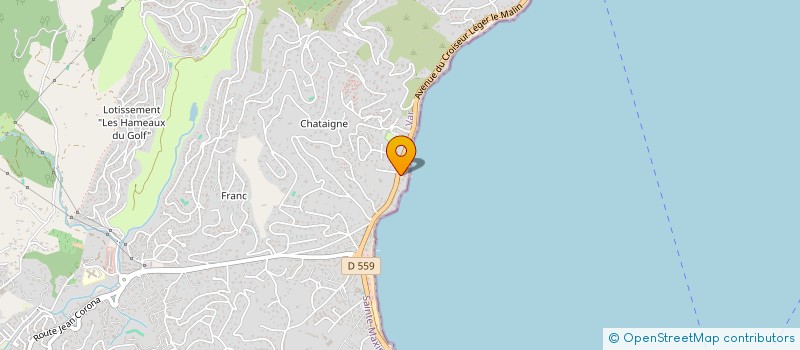 localisation de l'entreprise CALLIQUA à SAINTE-MAXIME