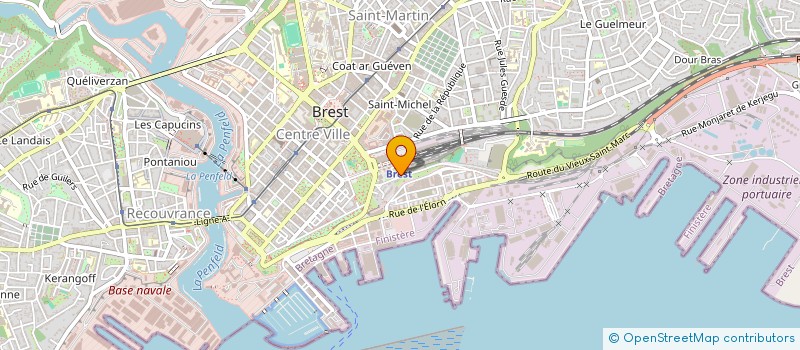 localisation de l'entreprise CALLISTER à BREST