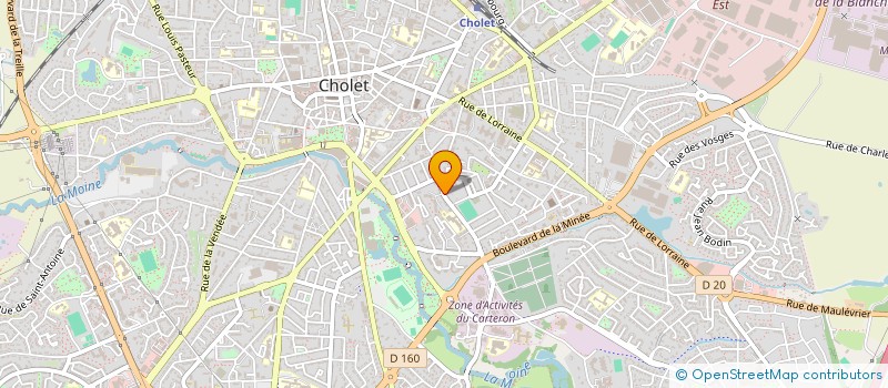 localisation de l'entreprise CALLISTO à CHOLET