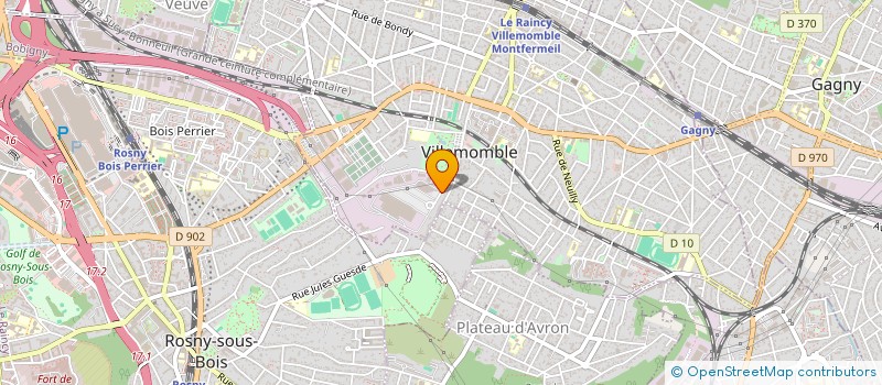localisation de l'entreprise CALLISTO à VILLEMOMBLE