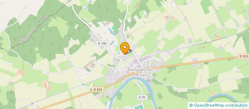 localisation de l'entreprise CALLISTO à BAZOUGES CRE SUR LOIR