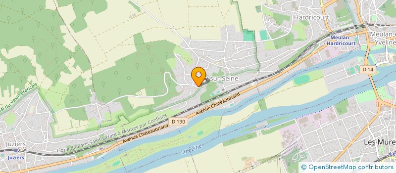 localisation de l'entreprise CALLISTO  MEZY-SUR-SEINE