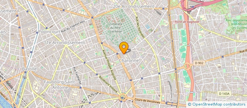 localisation de l'entreprise CALLISTO INVEST  PARIS