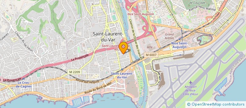 localisation de l'entreprise CALLISTOREA à SAINT-LAURENT-DU-VAR