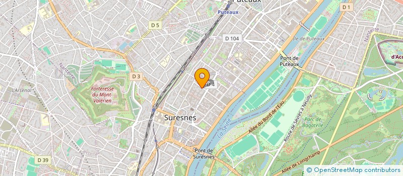 localisation de l'entreprise CALLISTORIA à SURESNES