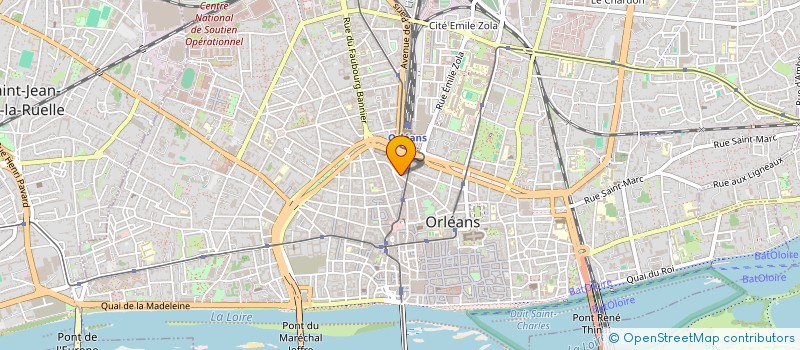localisation de l'entreprise CALLISTOSOFT à ORLEANS