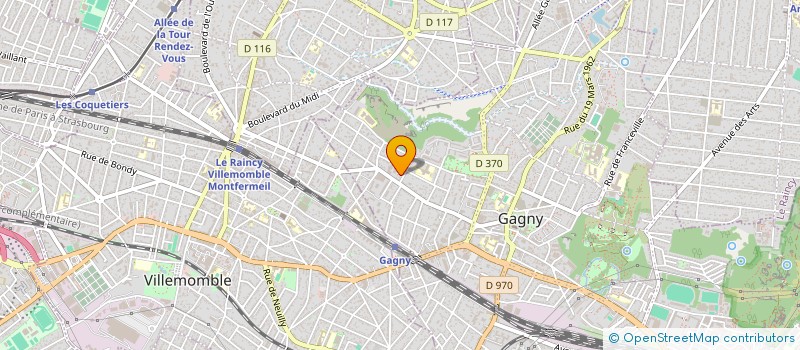 localisation de l'entreprise CALLITECH à GAGNY