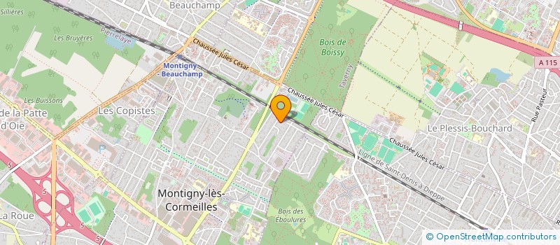 localisation de l'entreprise CALLOG IT  MONTIGNY-LES-CORMEILLES