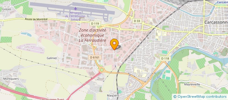 localisation de l'entreprise CALLORO à CARCASSONNE