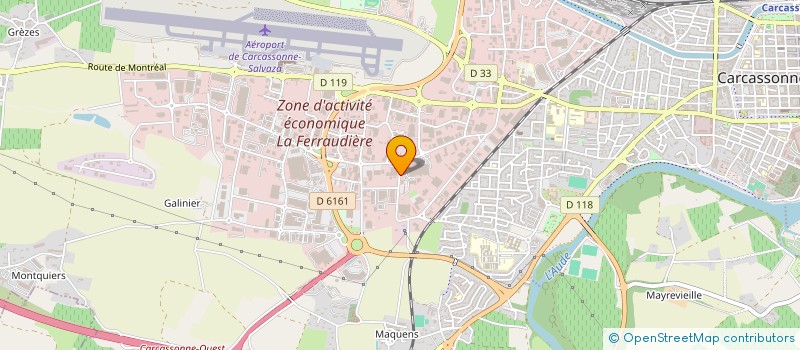 localisation de l'entreprise CALLORO FONCIERE 2 à CARCASSONNE