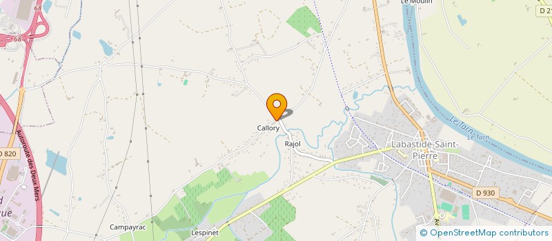 localisation de l'entreprise CALLORY FOR OFFICE  LABASTIDE-SAINT-PIERRE